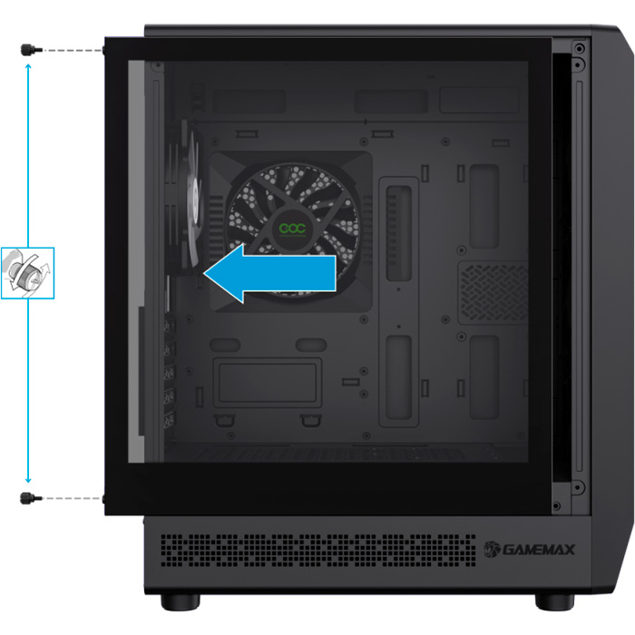Корпус GAMEMAX Forge COC Black