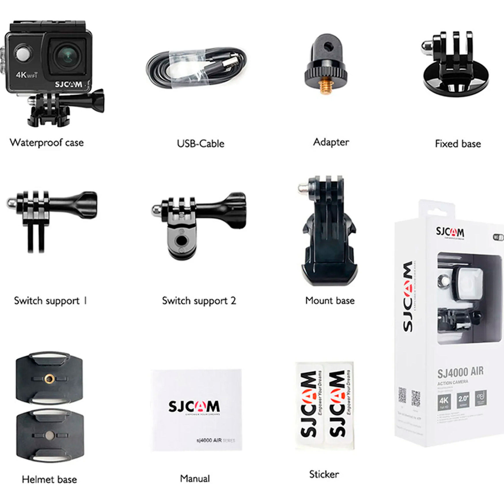 Екшн-камера SJCAM SJ4000 Air Black