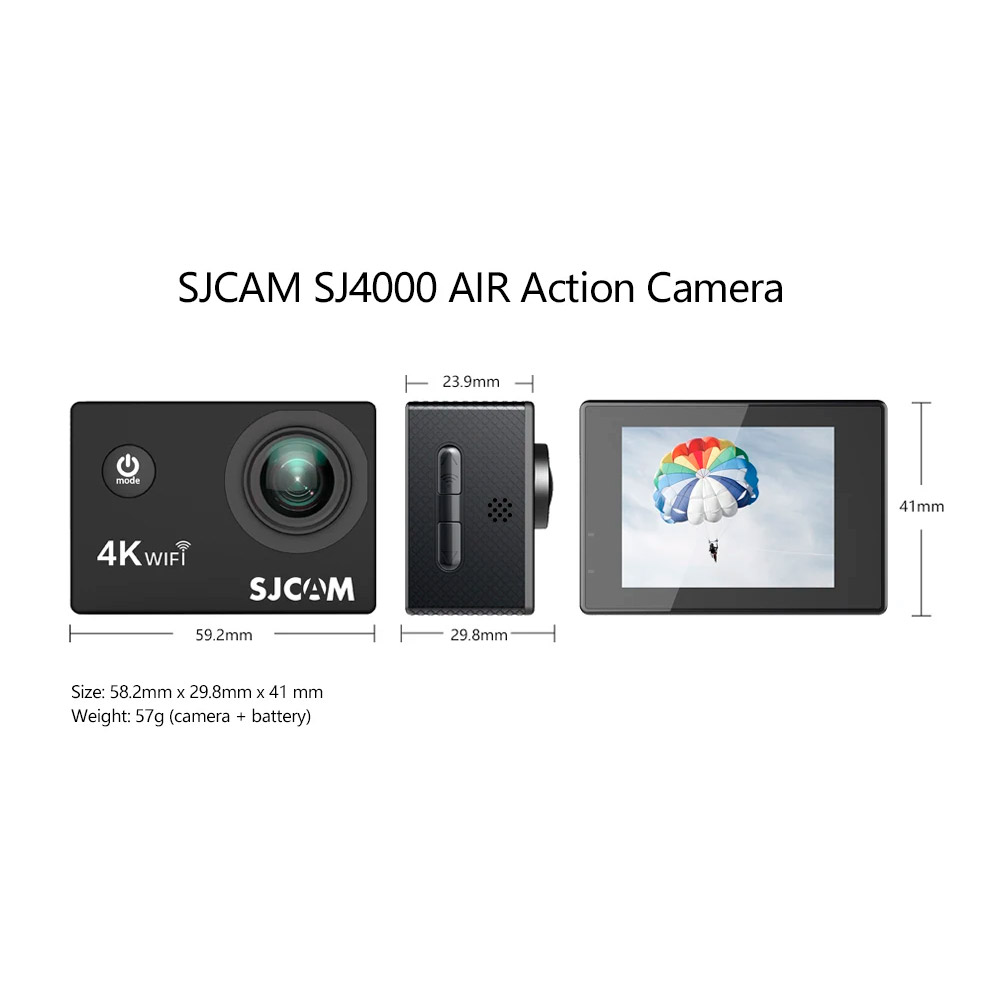 Екшн-камера SJCAM SJ4000 Air Black