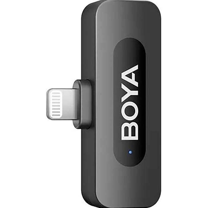 Бездротовий петличний мікрофон BOYA BY-V3 Combo 2.4 GHz Dual-Channel Wireless Microphone Black
