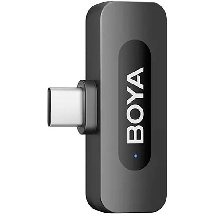 Бездротовий петличний мікрофон BOYA BY-V3 Combo 2.4 GHz Dual-Channel Wireless Microphone Black