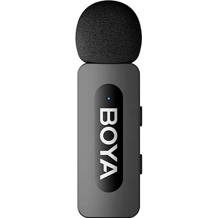 Бездротовий петличний мікрофон BOYA BY-V3 Combo 2.4 GHz Dual-Channel Wireless Microphone Black