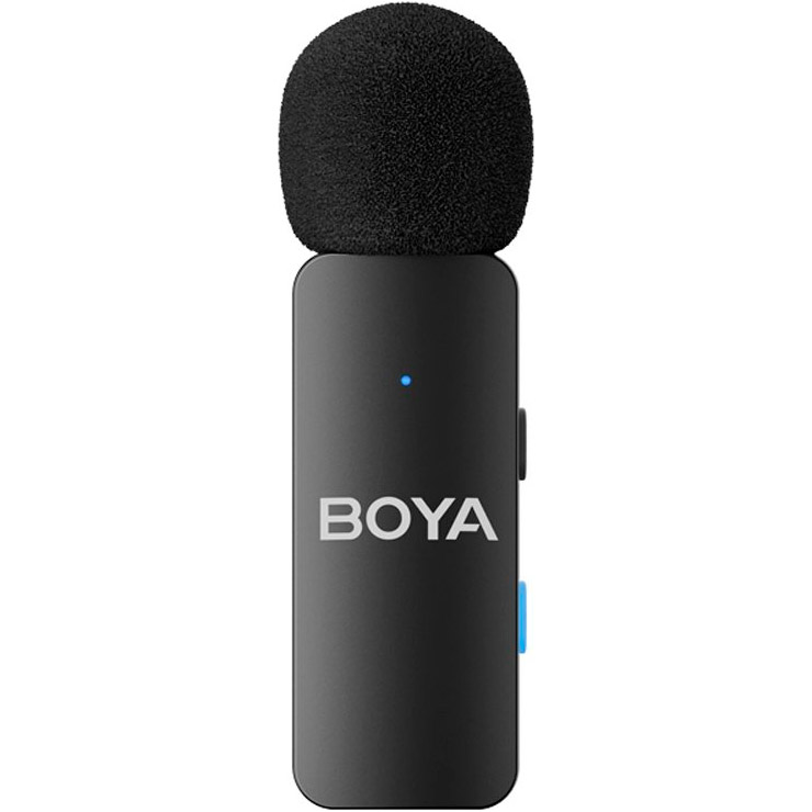 Бездротовий петличний мікрофон BOYA BY-V4 4-Channel Mini Wireless Microphone Black