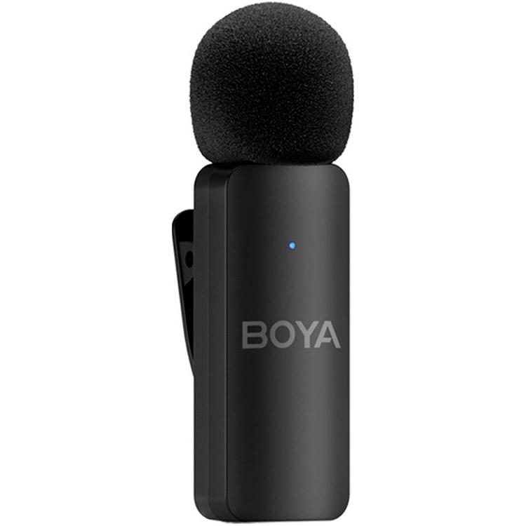 Бездротовий петличний мікрофон BOYA BY-V4 4-Channel Mini Wireless Microphone Black