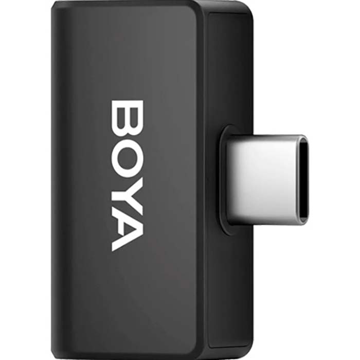 Бездротовий петличний мікрофон BOYA Omic-D Dual-Channel Stylish Wireless Microphone Black