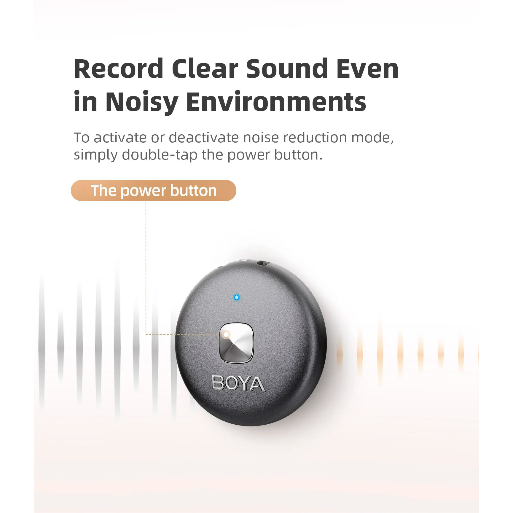 Бездротовий петличний мікрофон BOYA Omic-D Dual-Channel Stylish Wireless Microphone Black