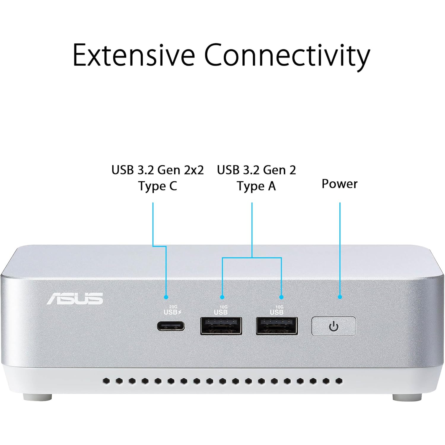 Неттоп ASUS NUC 14 Pro+ Kit NUC14RVSU7 w/EU cord (Ultra 7 155H 3.8GHz/noRAM/noHDD/WF6E/BT) (90AR0051-M000A0)