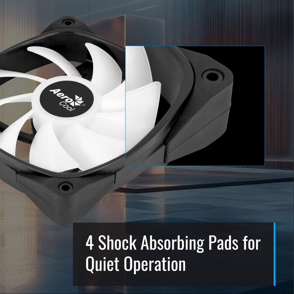 Вентилятор AEROCOOL Frame X 12 PWM ARGB Black (ACF3-FM11217.11)