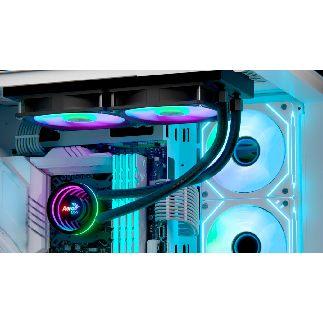 Система водяного охлаждения AEROCOOL Oasis L240 Black (ACLA-OA24117.11)