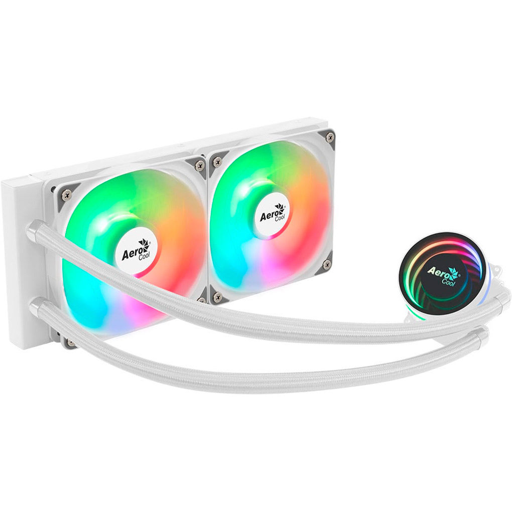 Система водяного охлаждения AEROCOOL Oasis L240 White (ACLA-OA24117.21)