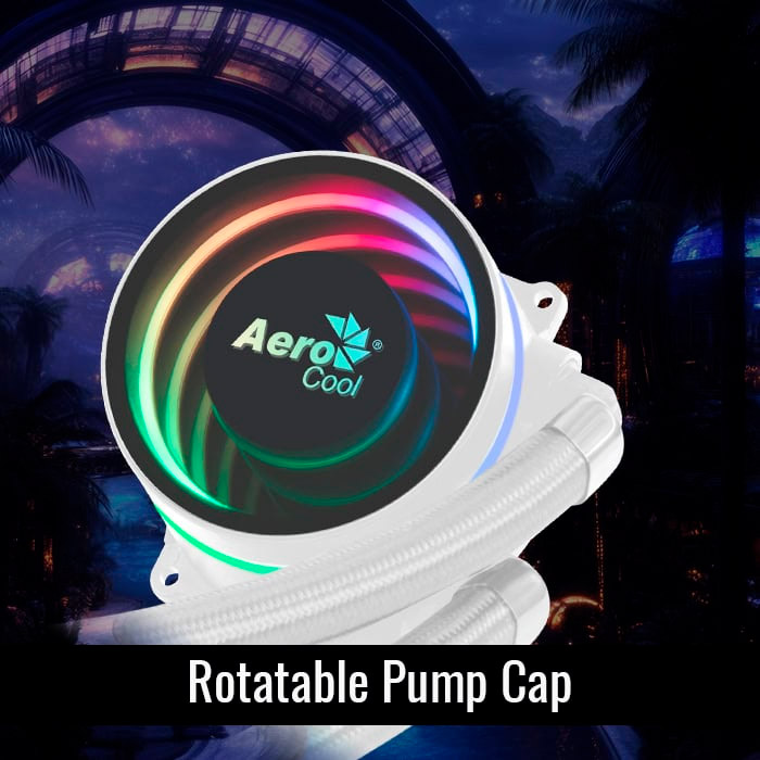 Система водяного охолодження AEROCOOL Oasis L360 White (ACLA-OA36117.21)