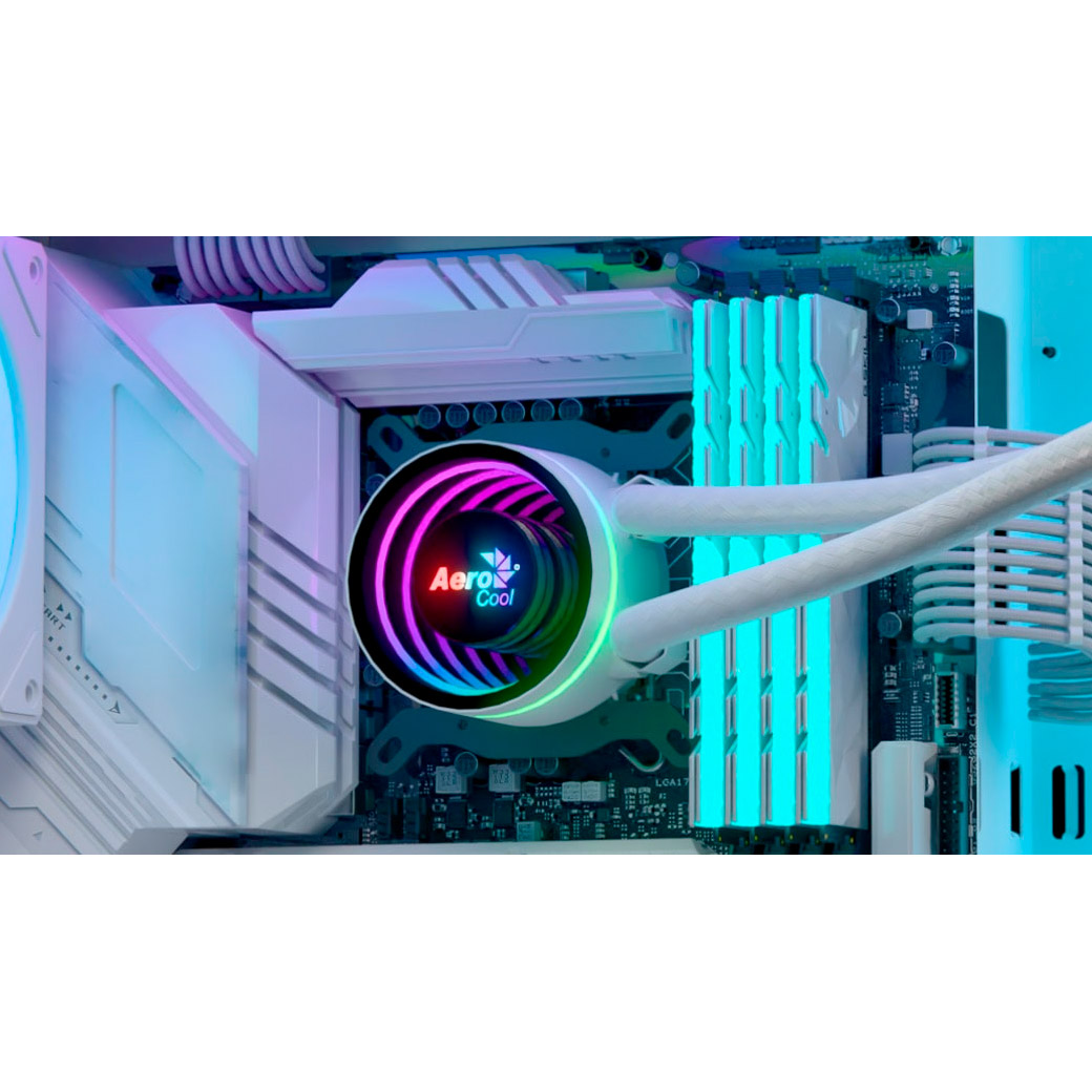 Система водяного охолодження AEROCOOL Oasis L360 White (ACLA-OA36117.21)
