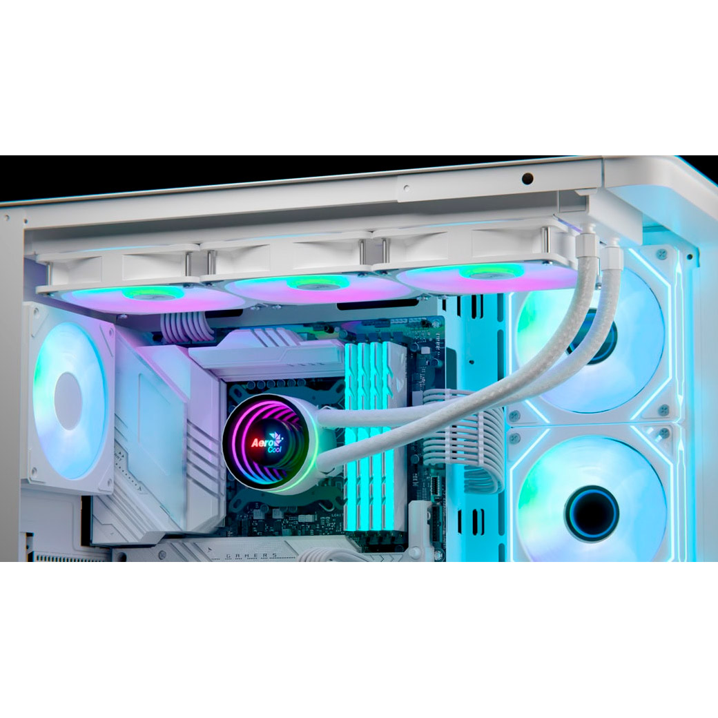 Система водяного охолодження AEROCOOL Oasis L360 White (ACLA-OA36117.21)
