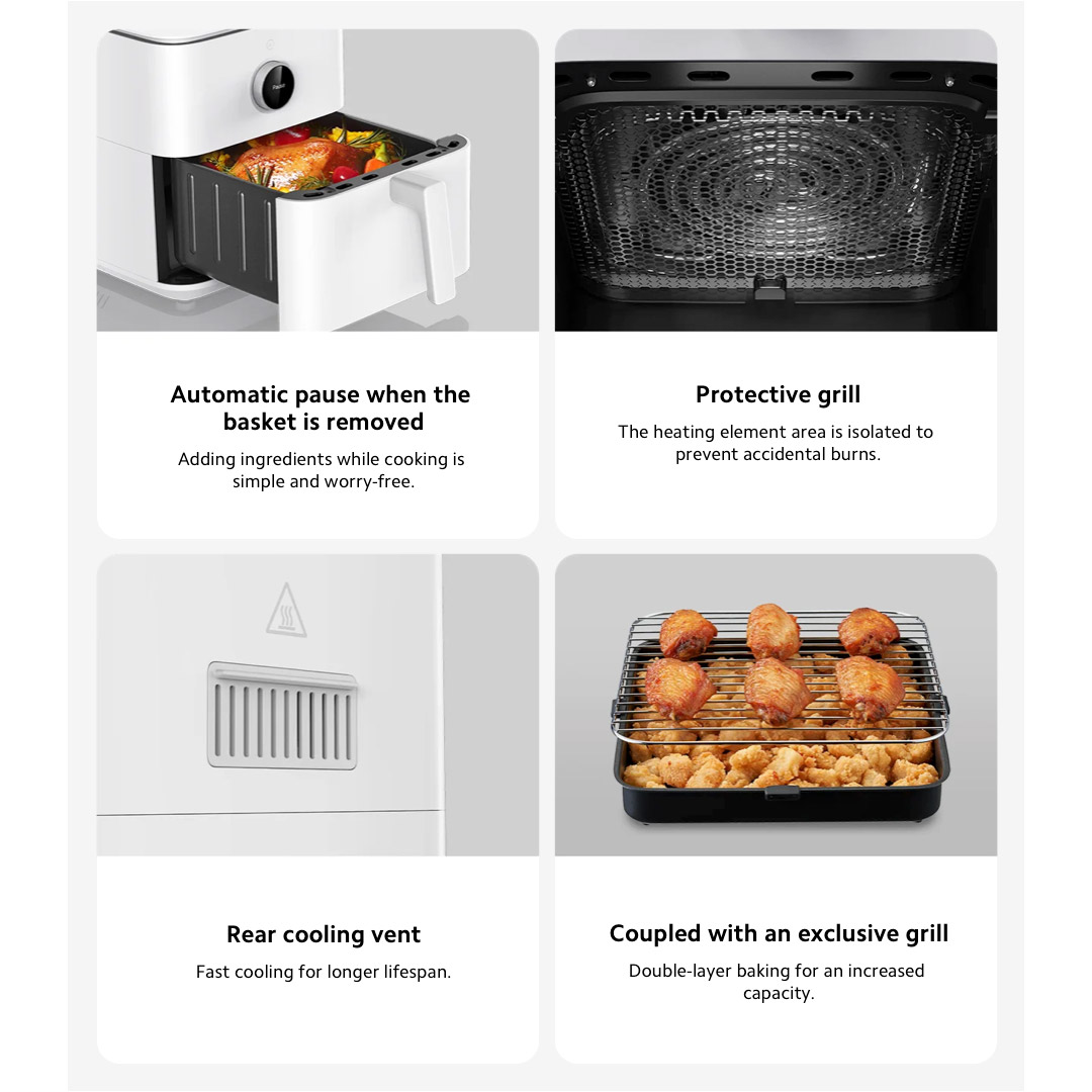 Мультипіч XIAOMI Smart Air Fryer 6.5L Black (BHR7357EU)