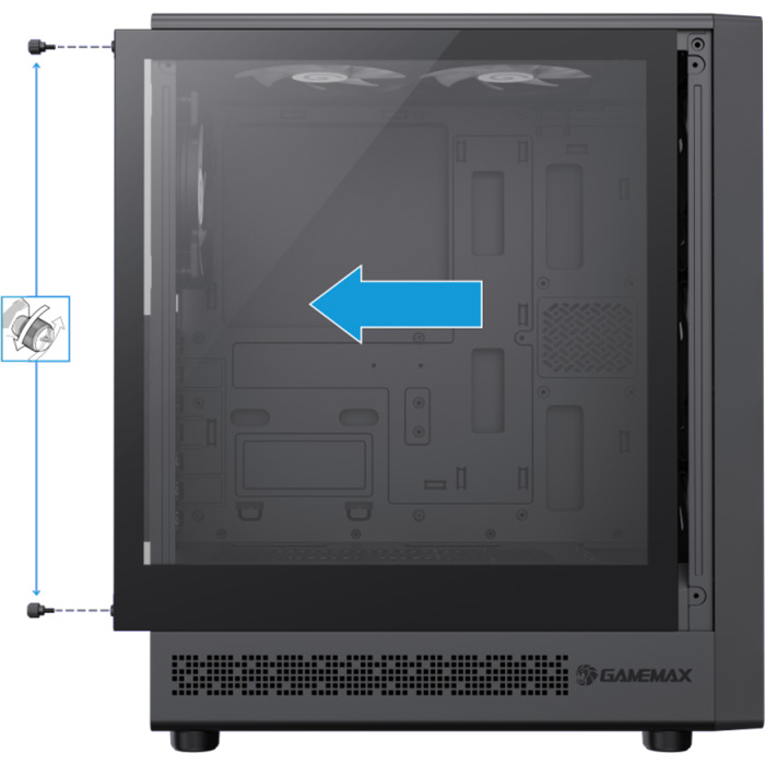 Корпус GAMEMAX Storm 2 AB Black