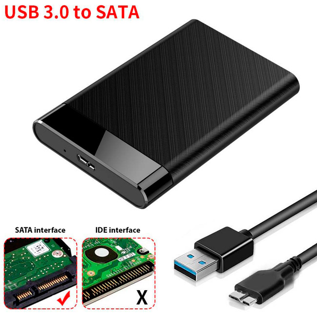 Карман внешний DYNAMODE DM-CAD-25320 2.5" SATA to USB3.0 Black