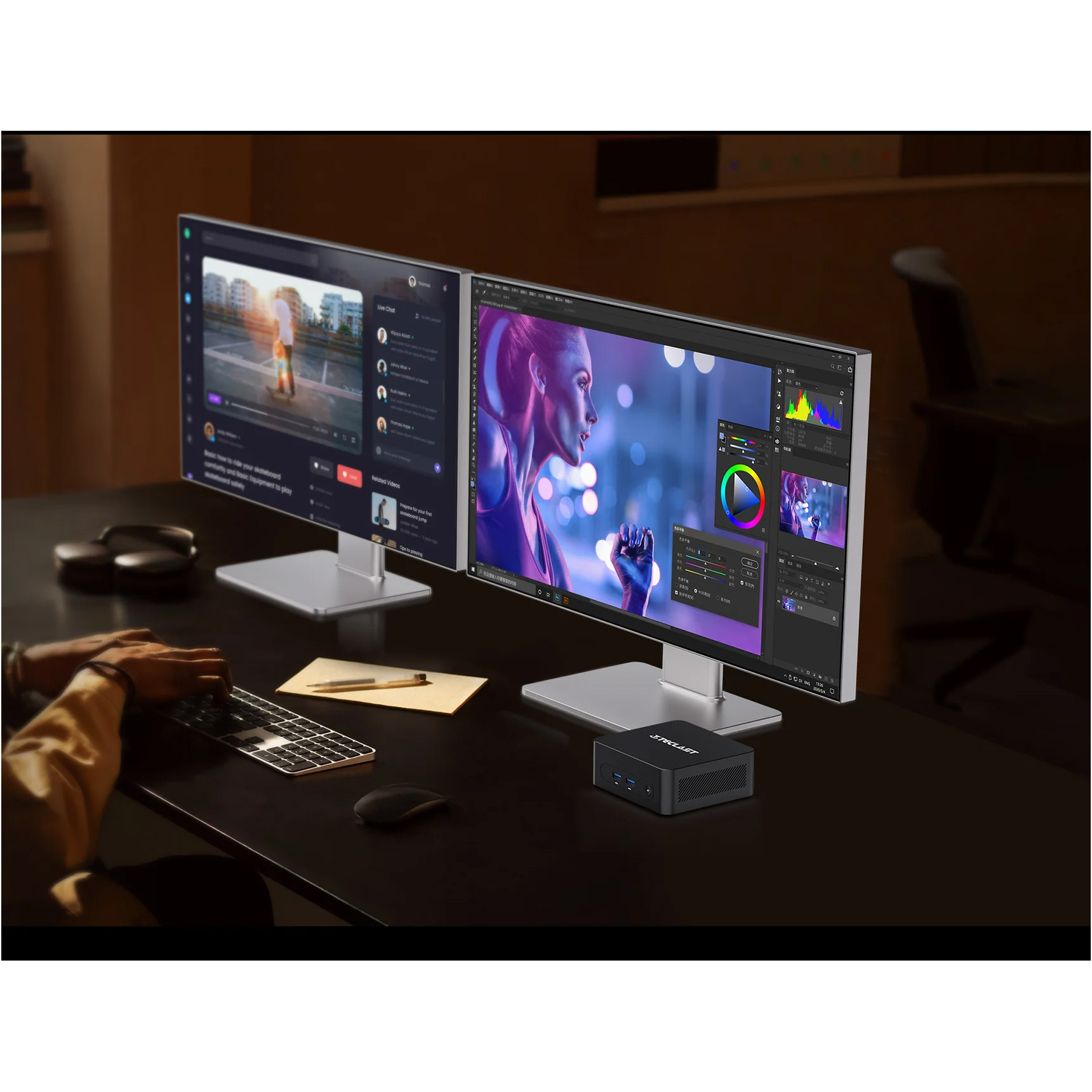 Неттоп TECLAST N30 (N150/16GB/SSD 512GB/WF5/BT/W11P)