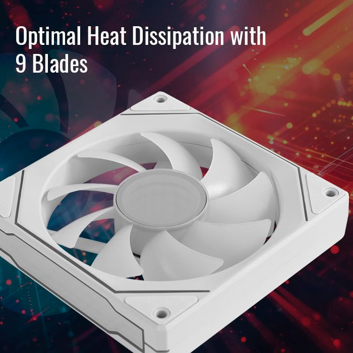 Вентилятор AEROCOOL Phantom M-3 PWM ARGB White (ACF3-MR11217.21)