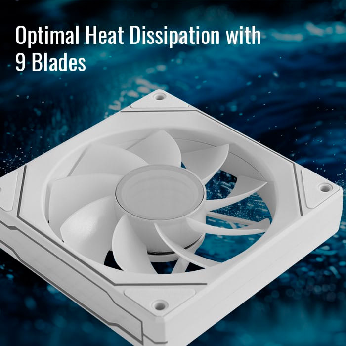 Вентилятор AEROCOOL Phantom M-3 Reverse PWM ARGB White (ACF3-MR11227.21)