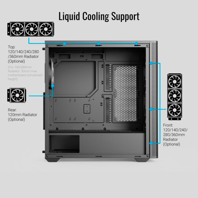 Корпус AEROCOOL D501A Black (ACCM-DS01043.11)