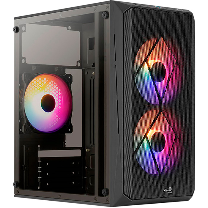 Корпус AEROCOOL CS-107 FRGB Black 600W (ACCX-PC14002.11)
