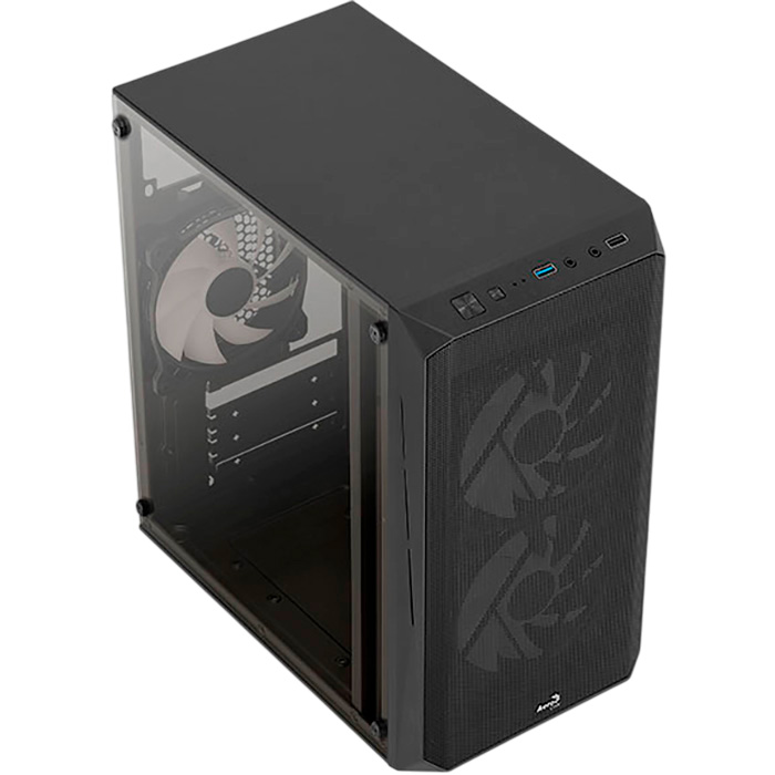 Корпус AEROCOOL CS-107 FRGB Black 600W (ACCX-PC14002.11)
