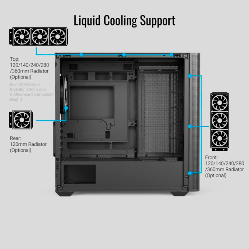 Корпус AEROCOOL D301A Black (ACCS-DS03043.11)