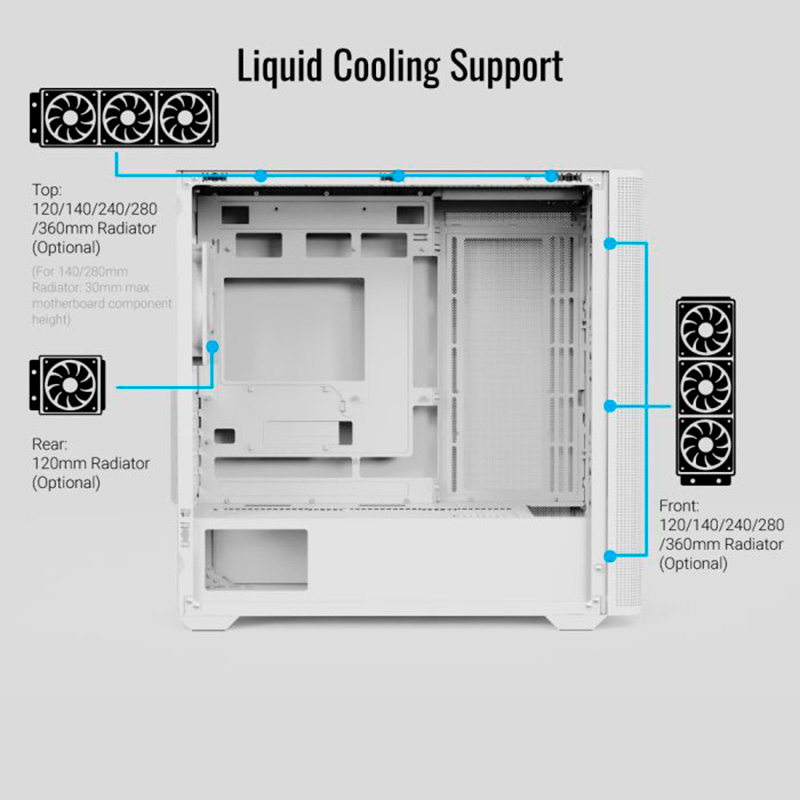 Корпус AEROCOOL D301A White (ACCS-DS03043.21)