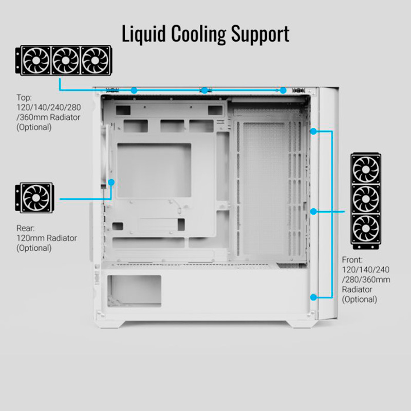 Корпус AEROCOOL D302A White (ACCS-DS04043.21)