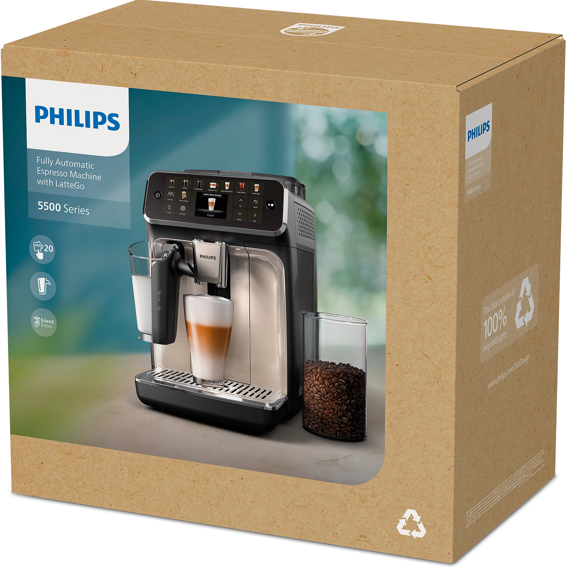 Кофемашина PHILIPS EP5544/50 Series 5500