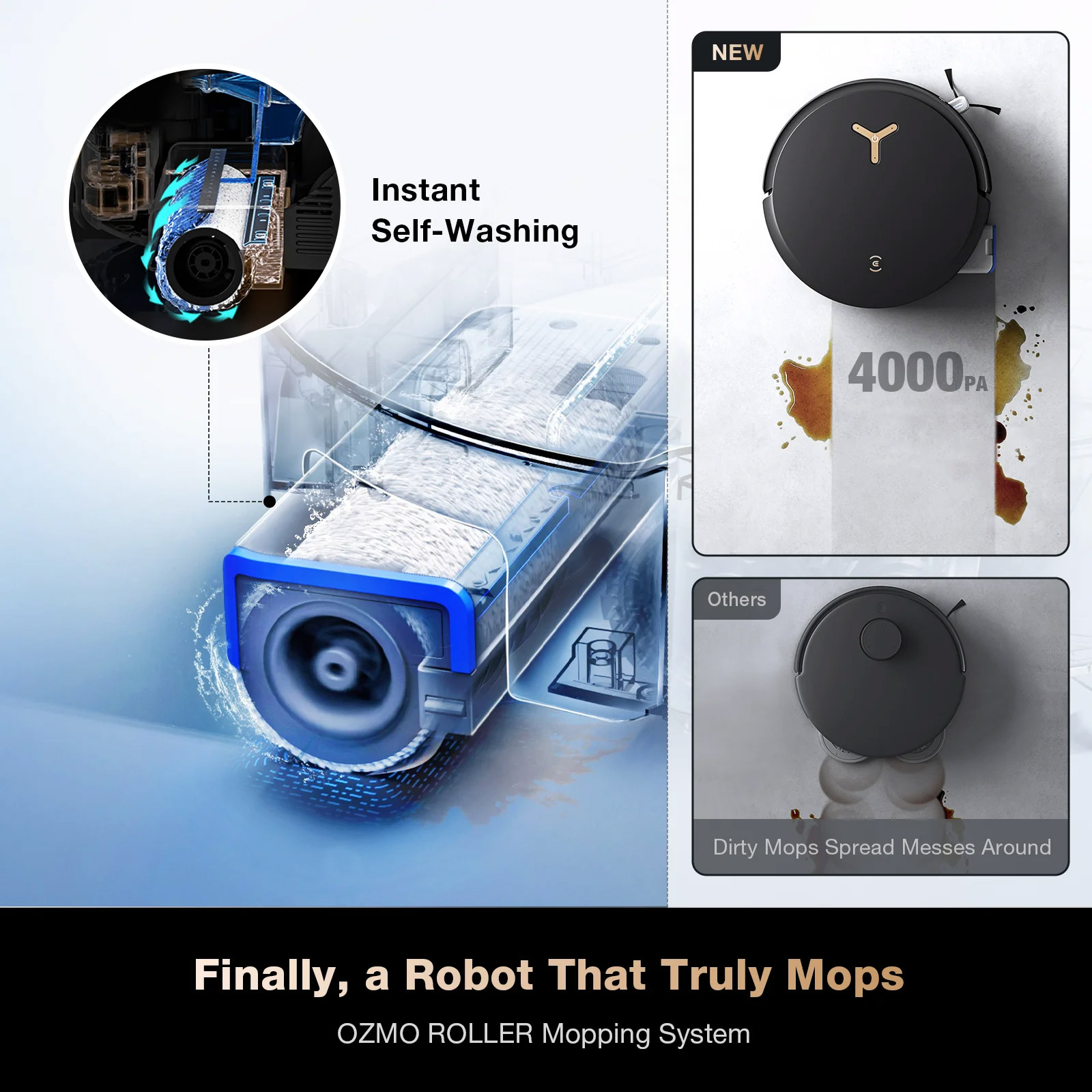 Робот-пилосос ECOVACS Deebot X8 Pro Omni Black (DEX56 BLACK)