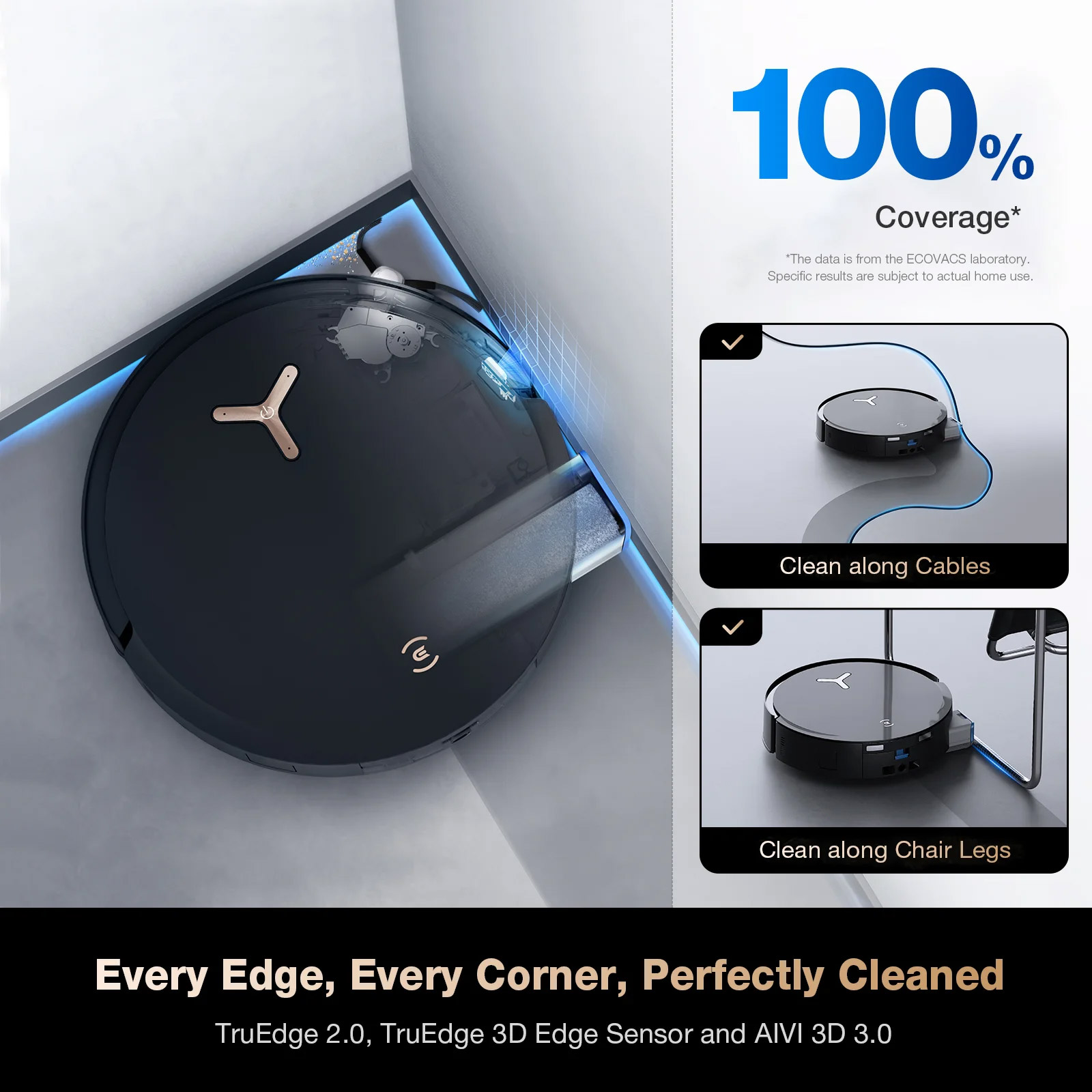 Робот-пилосос ECOVACS Deebot X8 Pro Omni Black (DEX56 BLACK)