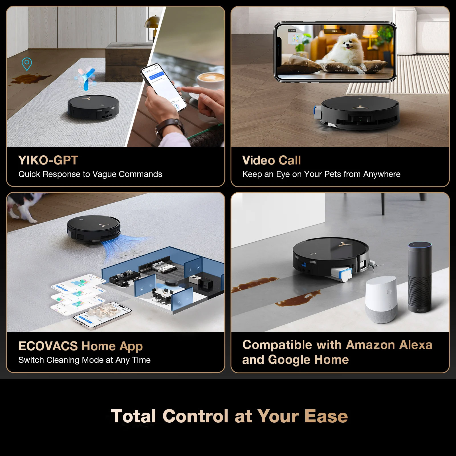 Робот-пилосос ECOVACS Deebot X8 Pro Omni Black (DEX56 BLACK)