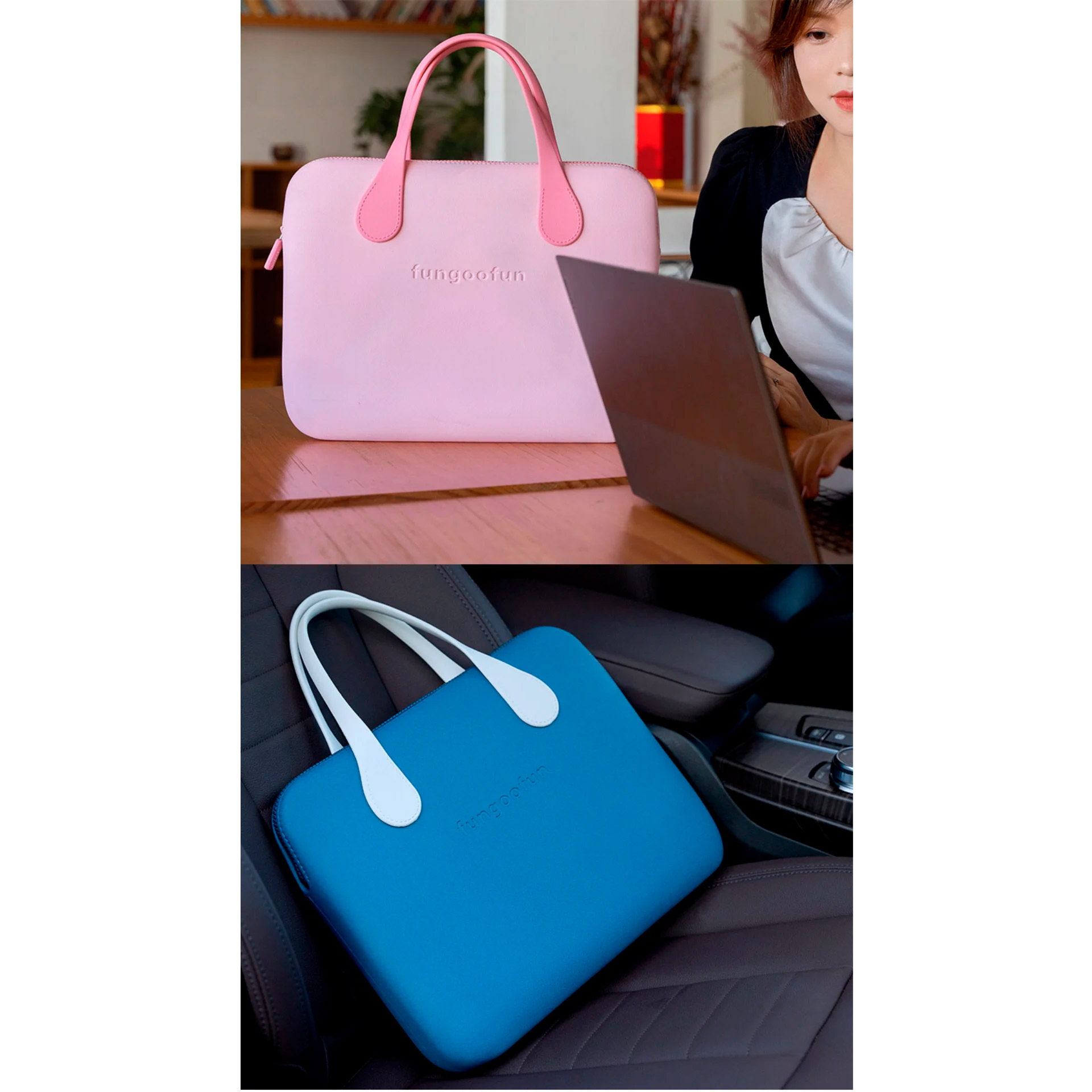 Сумка для ноутбука FUNGOOFUN Fashion Computer Bag M 14" Sunflower Yellow