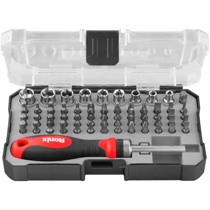 Викрутка реверсивна з насадками RONIX Screwdriver Bit Set 64Pcs
