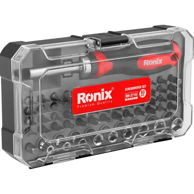 Викрутка реверсивна з насадками RONIX Screwdriver Bit Set 64Pcs