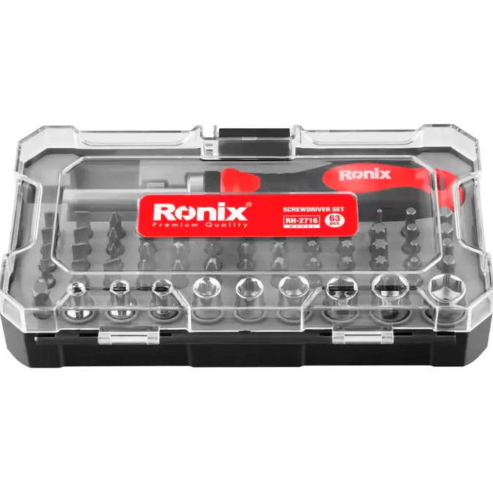Викрутка реверсивна з насадками RONIX Screwdriver Bit Set 64Pcs