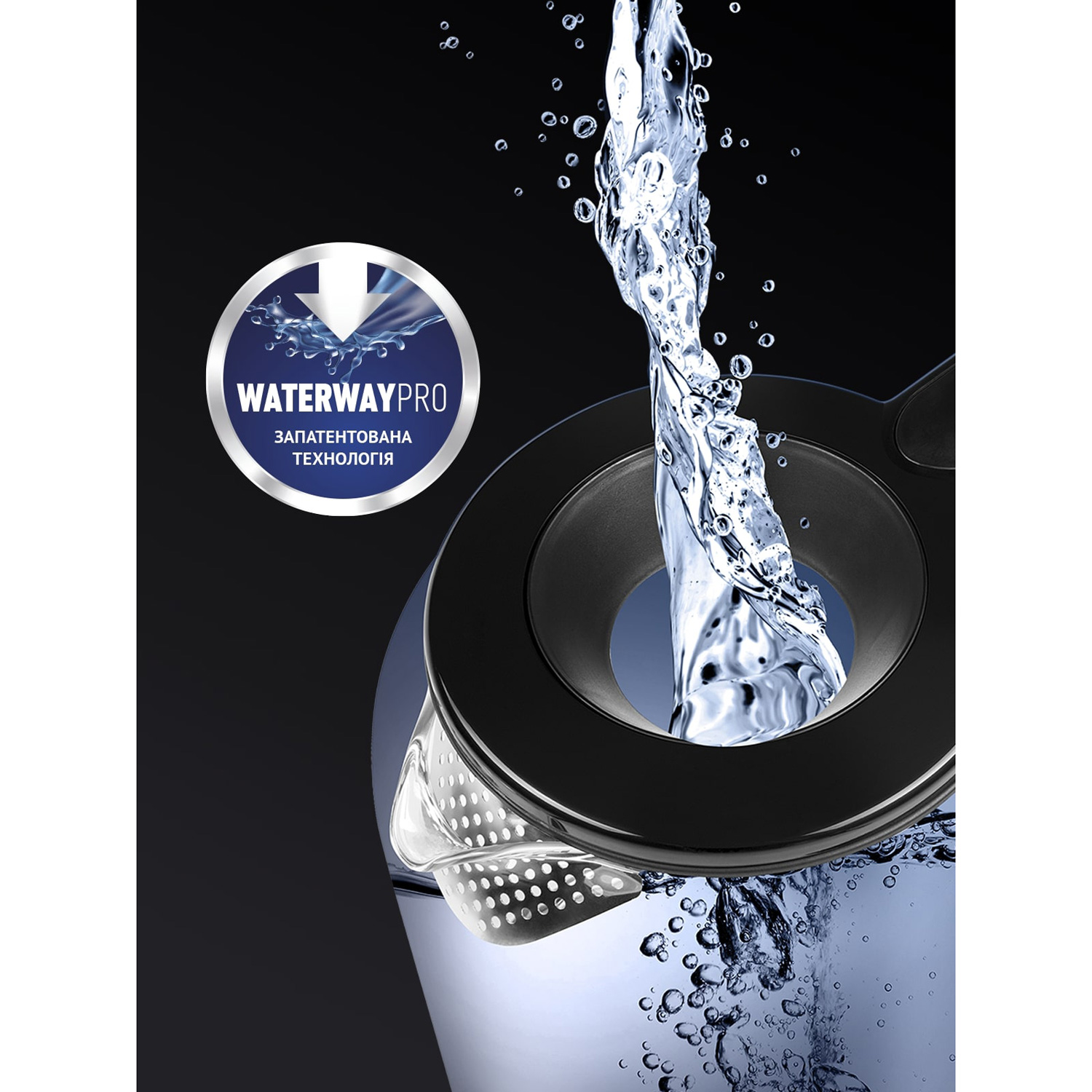 Електрочайник POLARIS PWK 17103CGL Water Way Pro