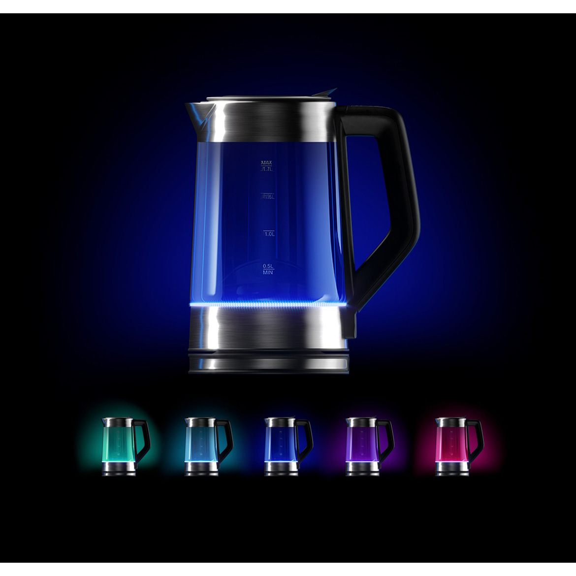 Електрочайник POLARIS PWK 17111CGLD WiFi IQ Home
