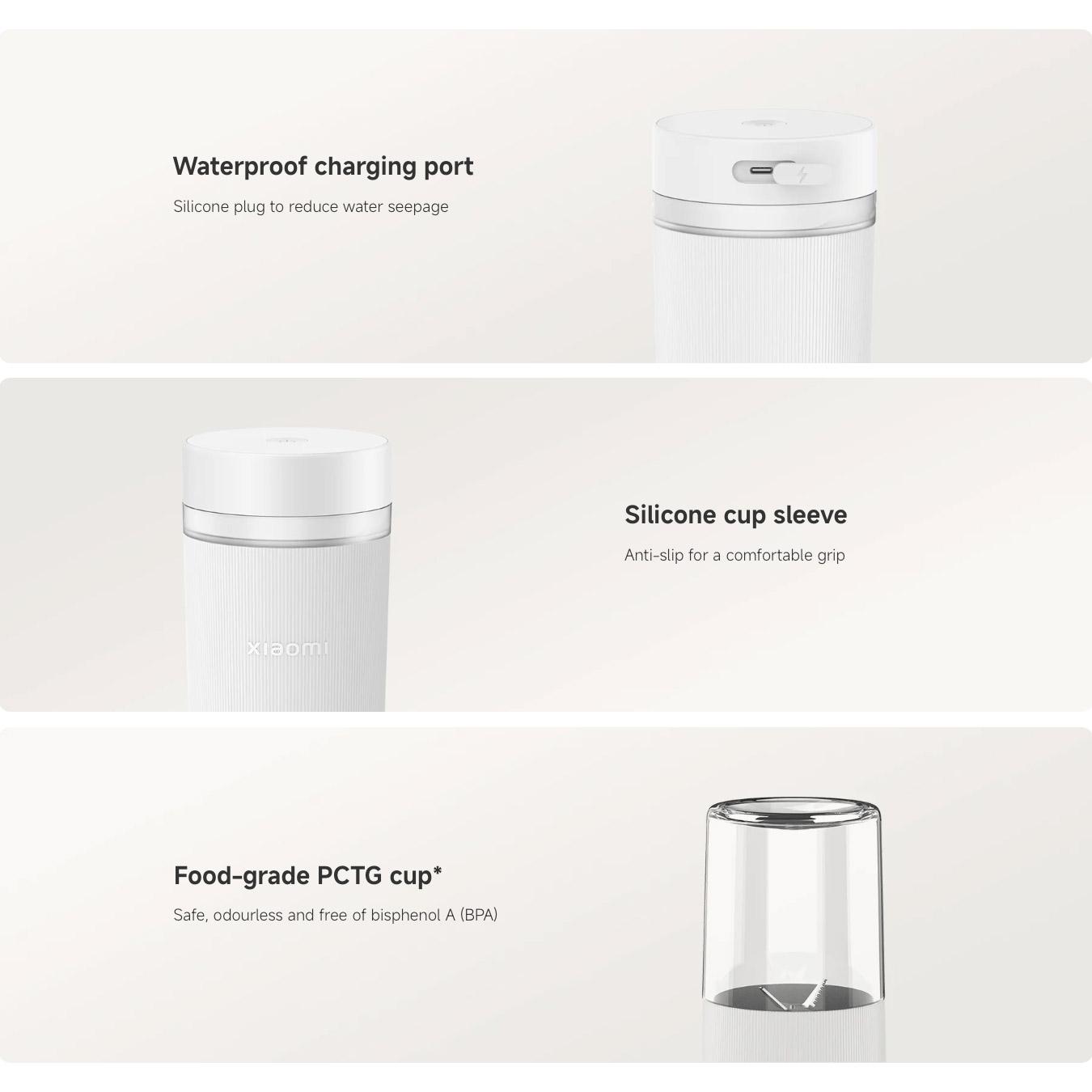 Фитнес-блендер XIAOMI Portable Blender (XMZZB01PL)