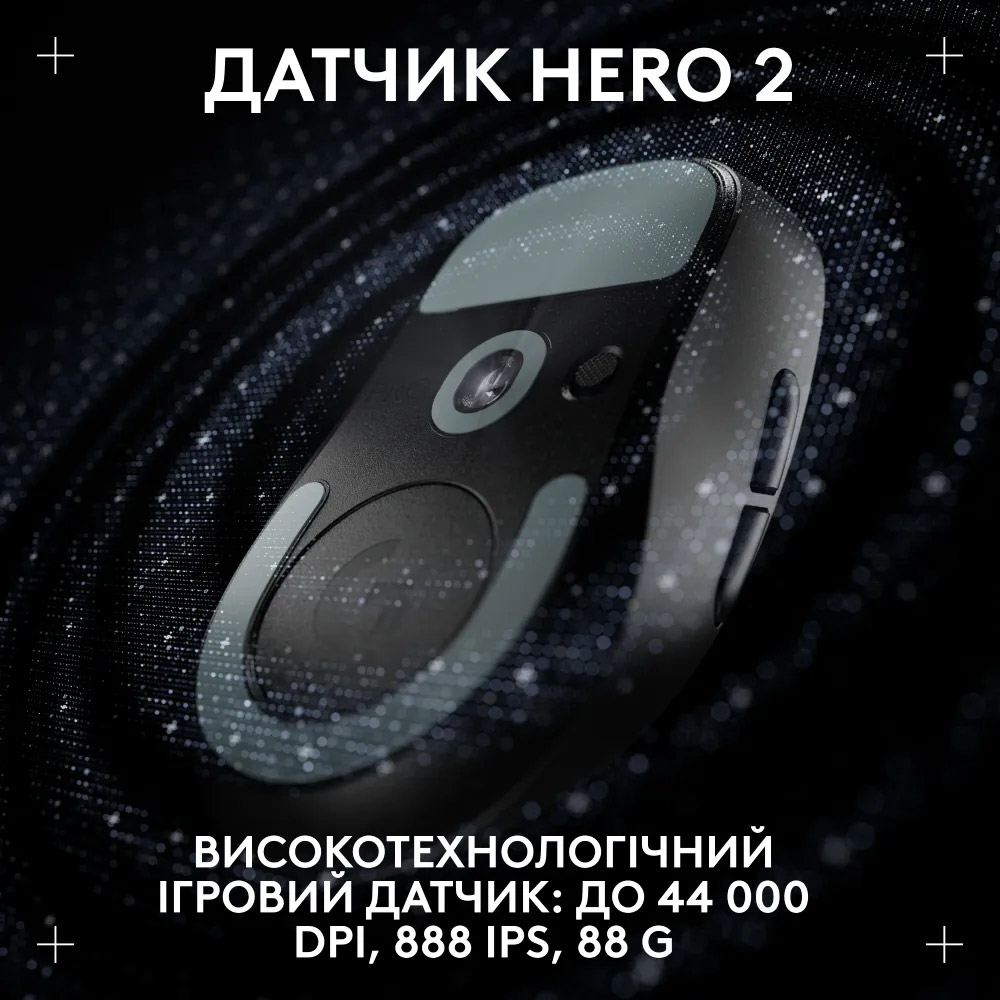Мышь игровая LOGITECH G Pro X Superlight 2 DEX Black (910-007357)