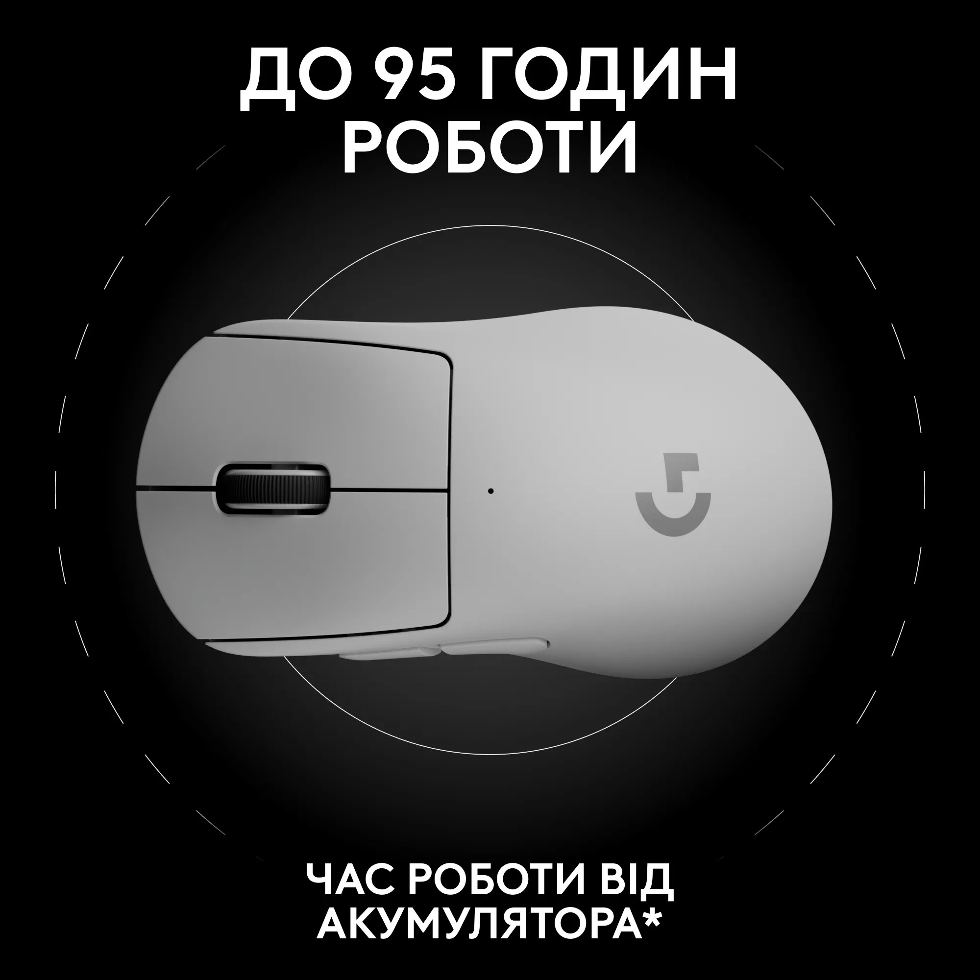 Миша ігрова LOGITECH G Pro X Superlight 2 DEX White (910-007365)