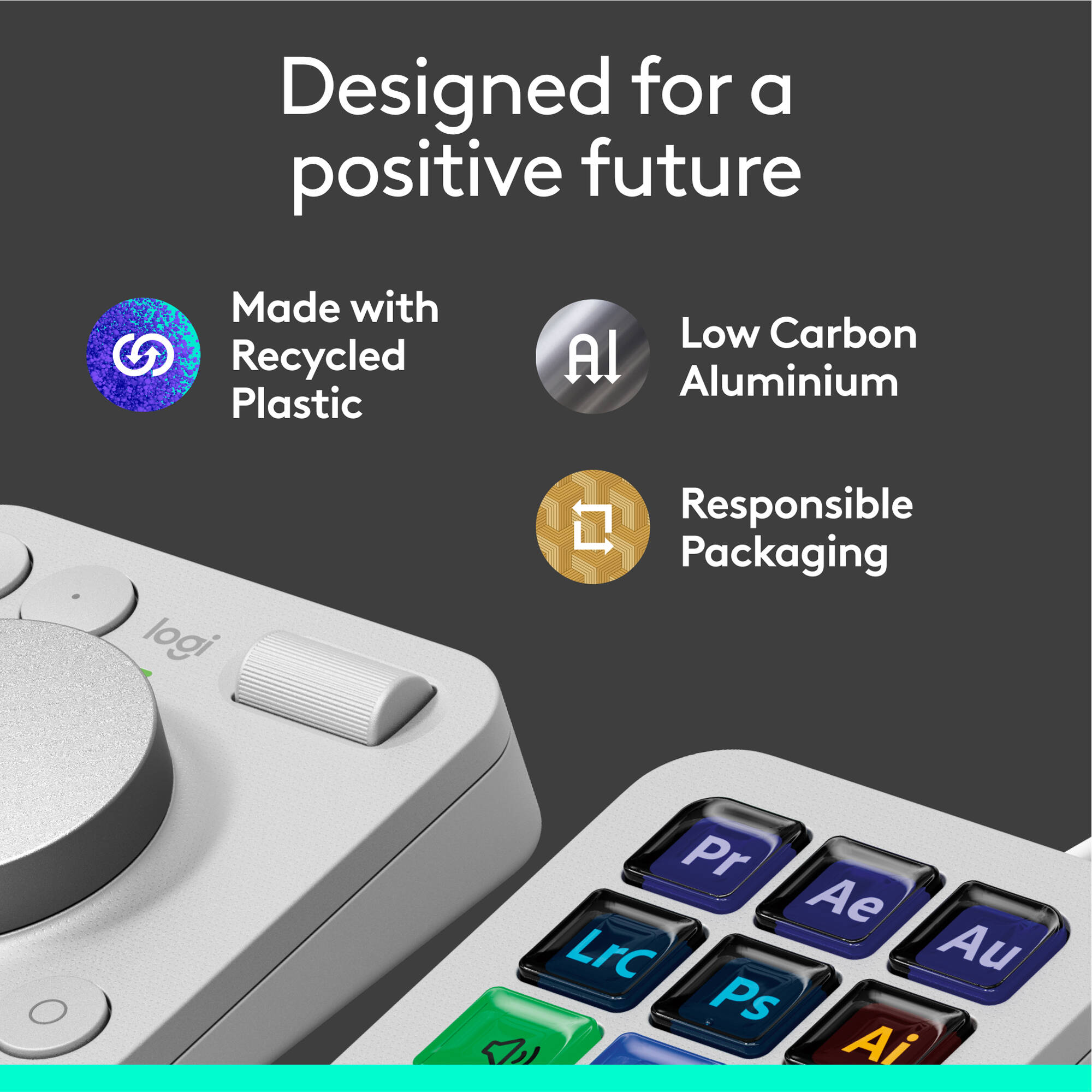 Консоль LOGITECH MX Creative Console Pale Gray (920-012932)