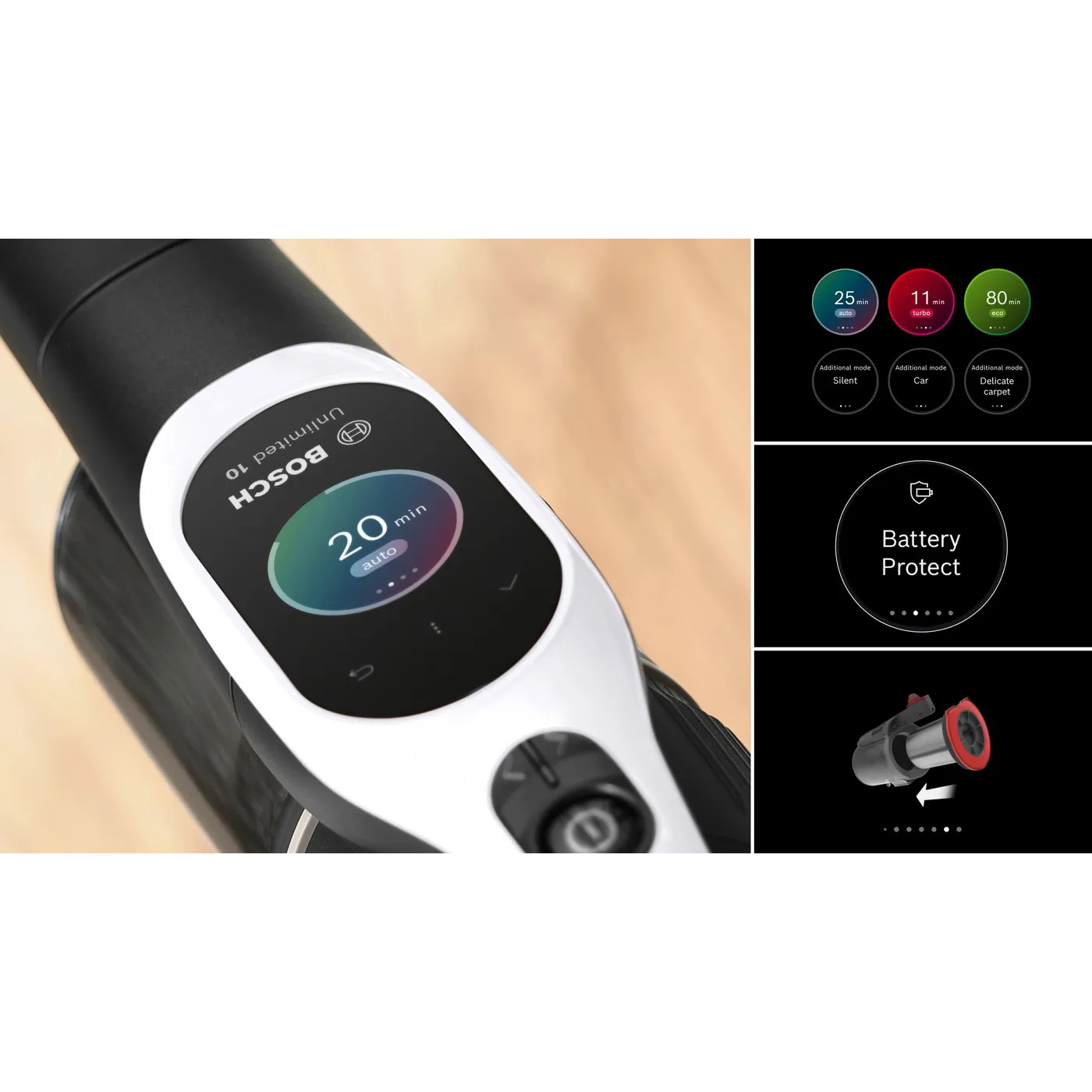 Пилосос BOSCH Unlimited 10 BCS1041WAC