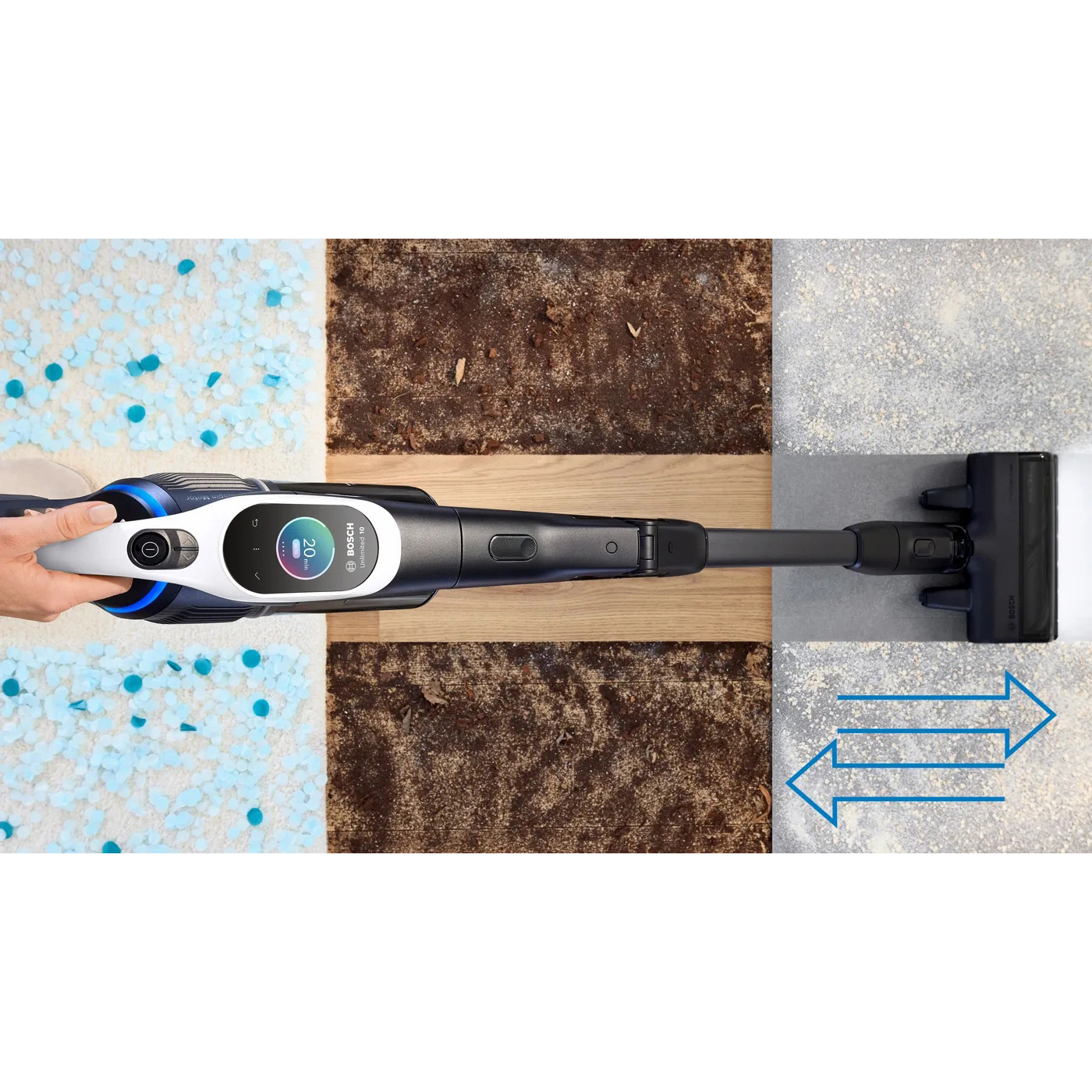 Пилосос BOSCH Unlimited 10 BCS1041WAC