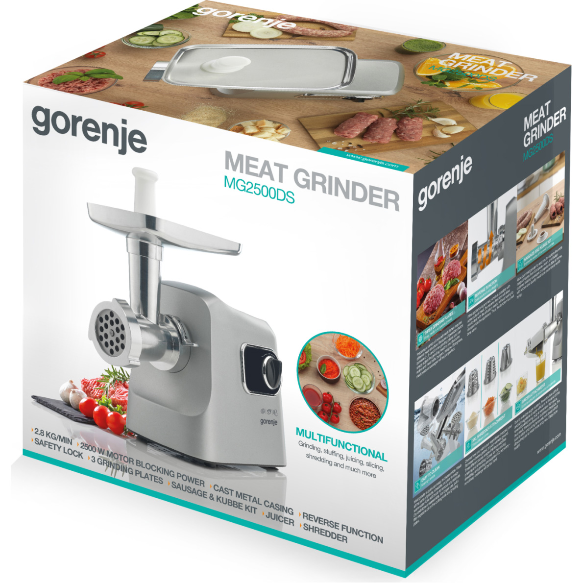 М'ясорубка GORENJE MG2500DS (744167)
