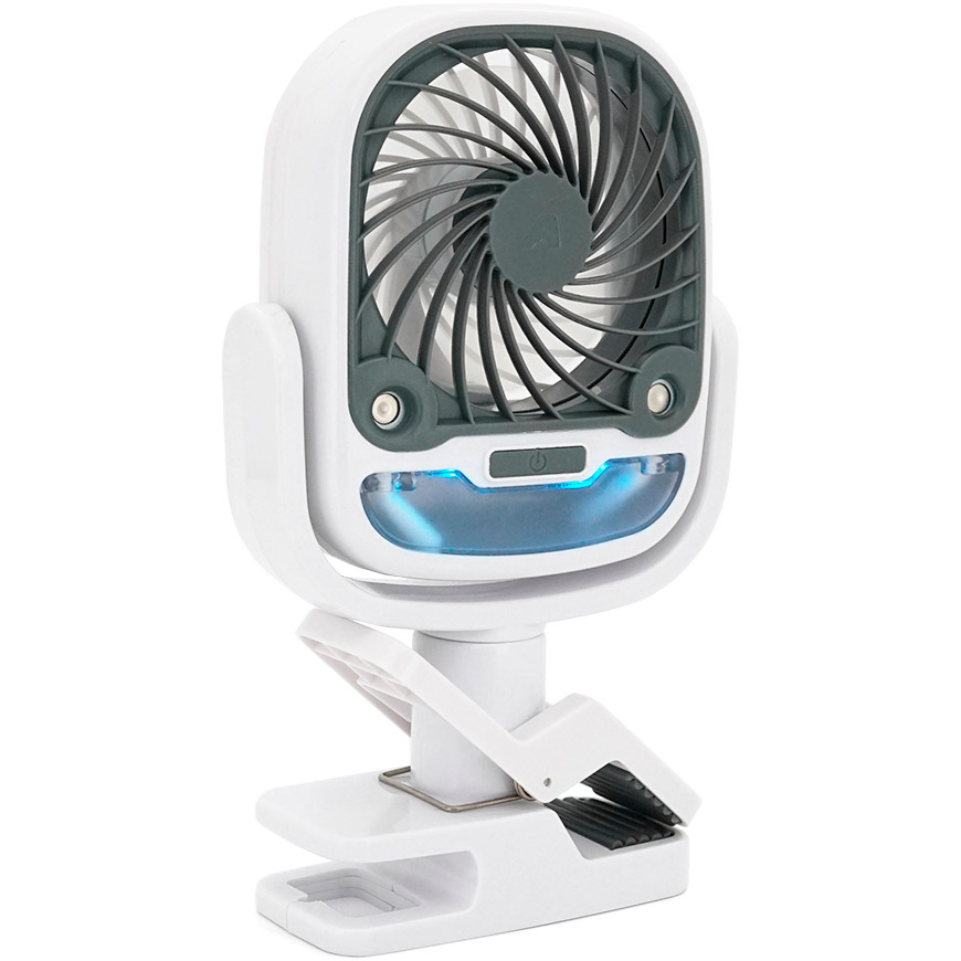 Настільний портативний вентилятор ARCTIC COOL Clamp Cordless Air Cooler White