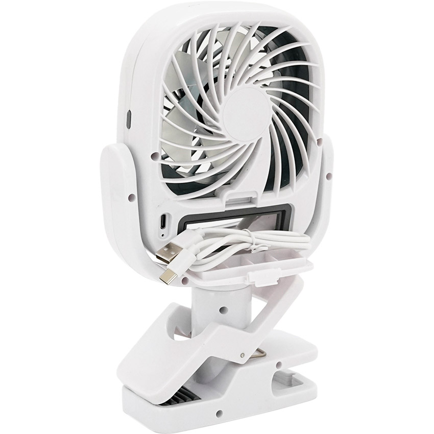 Настільний портативний вентилятор ARCTIC COOL Clamp Cordless Air Cooler White