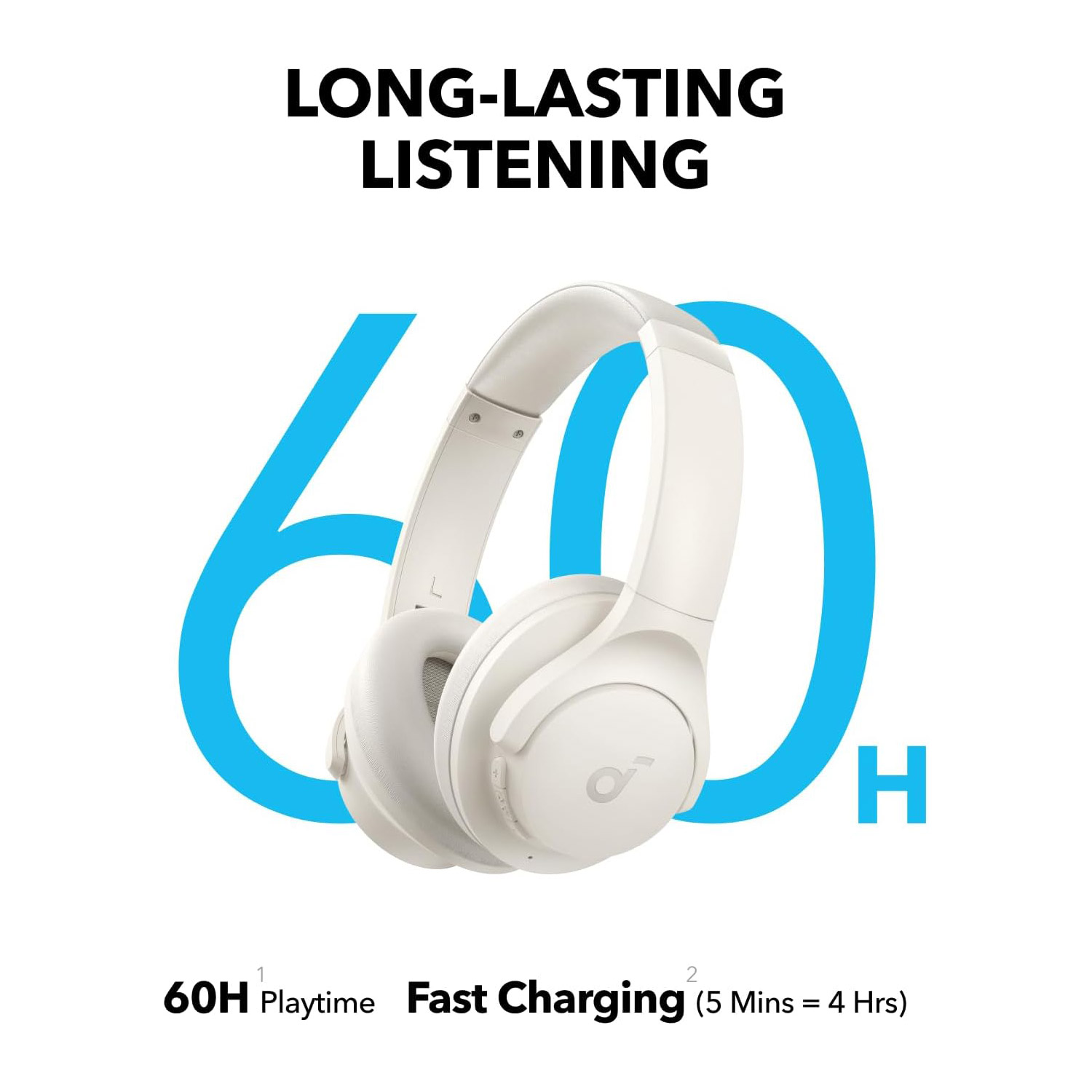 Навушники ANKER SoundCore Q11i Cream White (A3005G21)