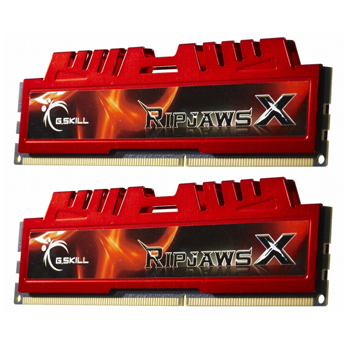 Модуль пам'яті G.SKILL Ripjaws X DDR3 1600MHz 8GB Kit 2x4GB Red (F3-12800CL9D-8GBXL)